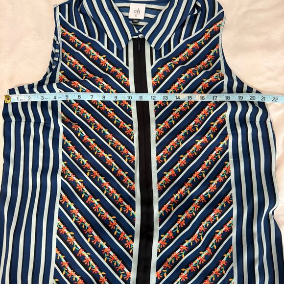 Cabi Style 6318 Chevron Sleeveless Blouse Size X‎ Large - Picture 7 of 10